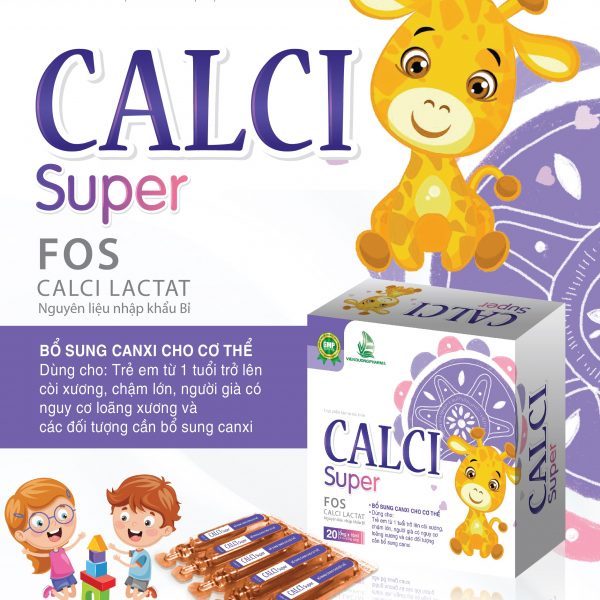 CALCI Super - Bổ sung canxi phát triển chiều cao