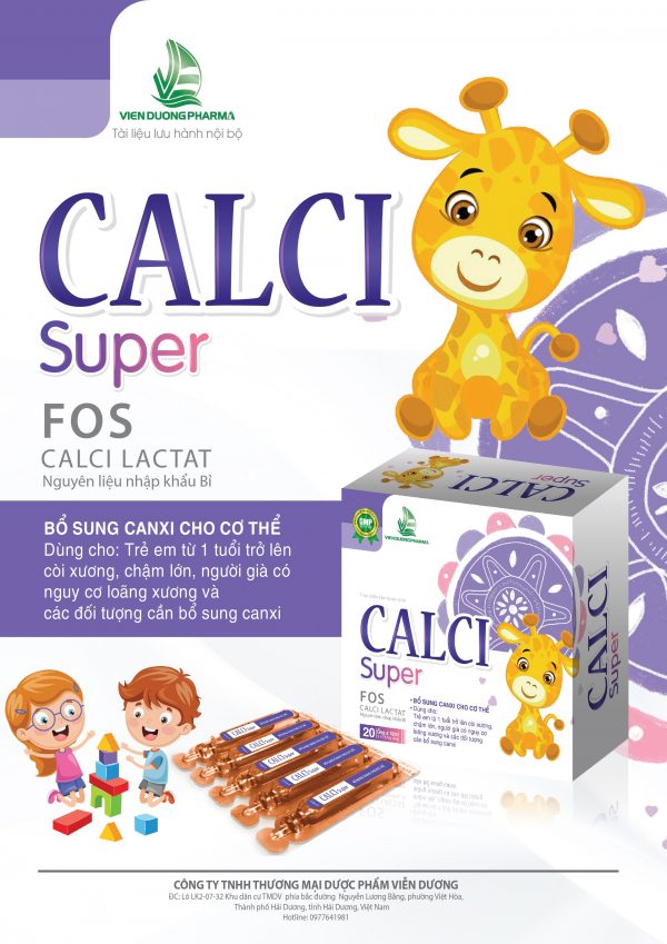 CALCI Super - Bổ sung canxi phát triển chiều cao