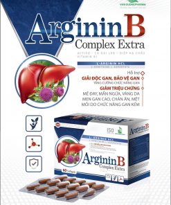 ARGININ B - Giải độc gan, bảo vệ gan, tăng cường chức năng gan (Hộp 60 viên)