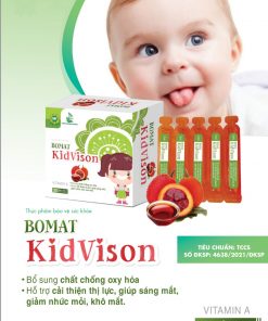 KIDVISON - Giúp sáng mắt, hạn chế mỏi mắt và khô mắt cho trẻ từ 06 tháng tuổi (Hộp 20 ống)