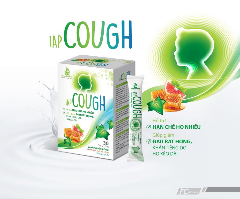 Siro ho CUOGH- Giảm ho, giảm đau rát- hộp 30 gói x 10ml