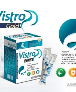 VISTRO Gold - Giảm Acid dịch vị, giảm nguy cơ viêm loét dạ dầy tá tràng (Hộp 20 gói x 10ml)