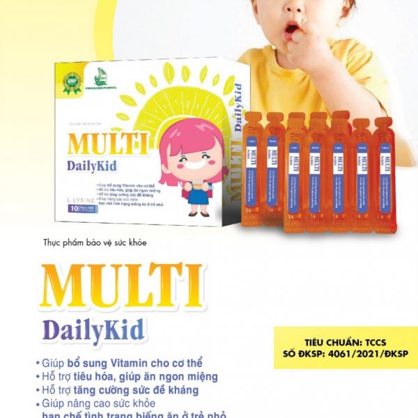 MULTI DailyKid - Giúp ăn ngon tăng cường sức đề kháng