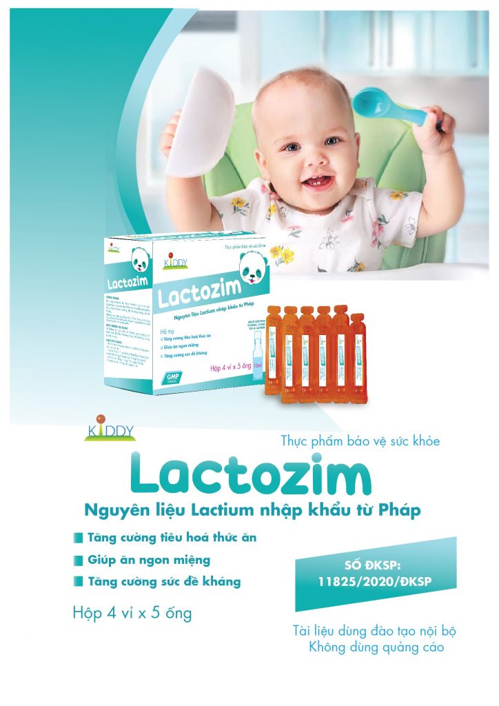 LACTOZIM men tiêu hóa-kích thích ăn ngon cho trẻ- hộp 20 ống x 10ml