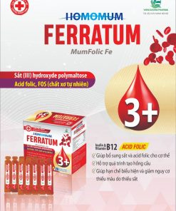 FERATUM - Bổ sung sắt cho các trường hợp thiếu máu (Hộp 20 ống)