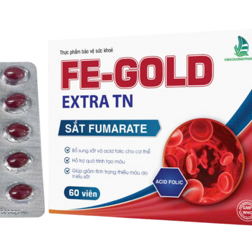 FE-GOLD EXTRA TN– Hỗ trợ bổ sung sắt và acid folic, góp phần giảm thiếu máu do thiếu sắt