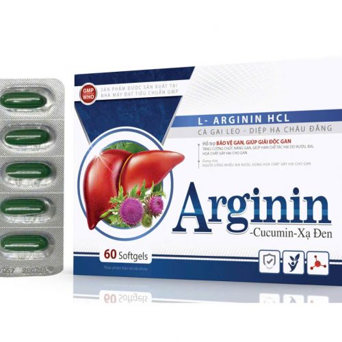 Arginin – Curcumin – Xạ Đen | Hỗ trợ bảo vệ gan, tăng cường chức năng gan, hỗ trợ giải độc gan